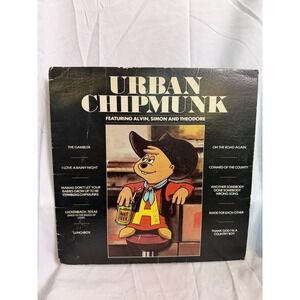 VTG Alvin & The Chipmunks, Urban Chipmunk Vinyl RCA LP Album 1981